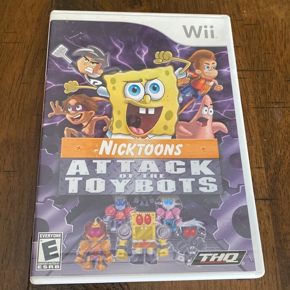 Nintendo Other - Nicktoons: Attack Toybots - Nintendo Wii Video Game